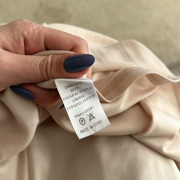 Dance & Marvel Beige Mini Dress - Picture 6 of 7